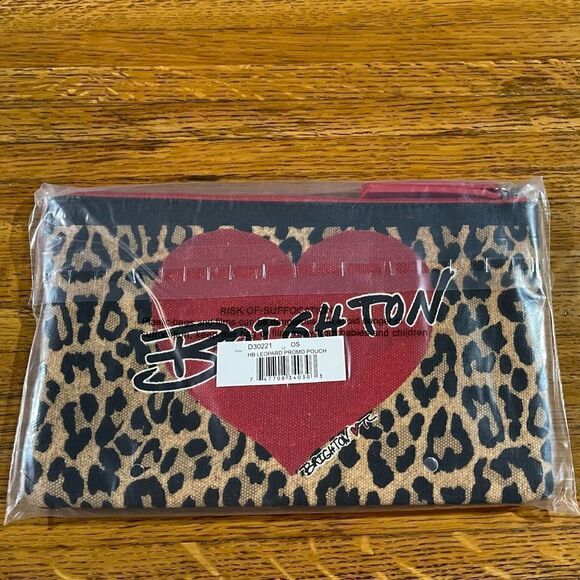 Brighton Limited Edition 2020 Leopard Print Pouch NWT - Picture 7 of 8